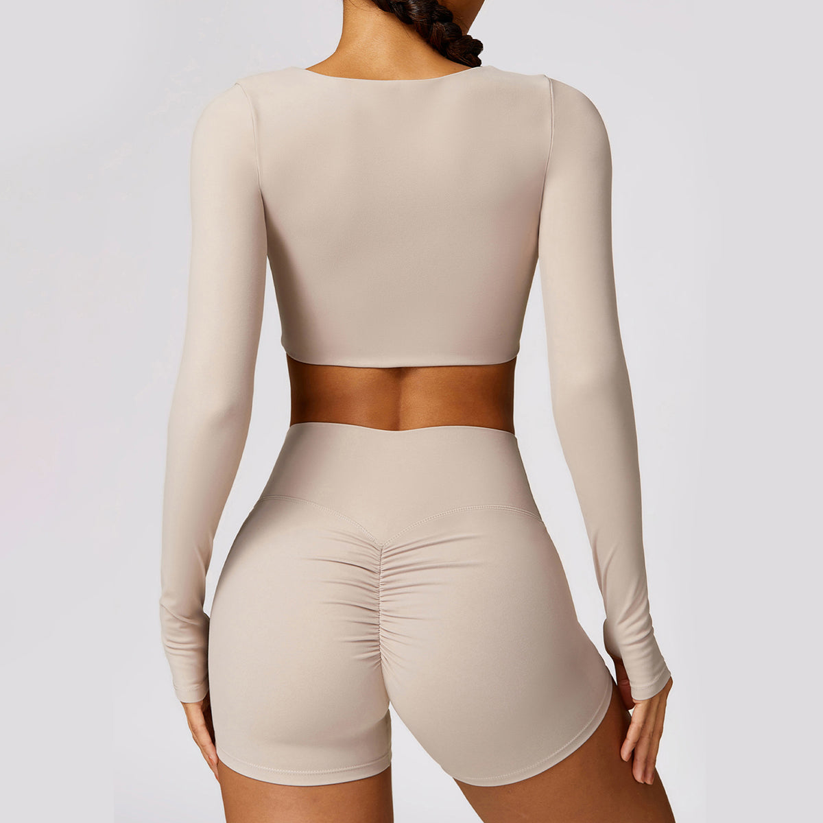 Twisted Long Sleeve Sports Top