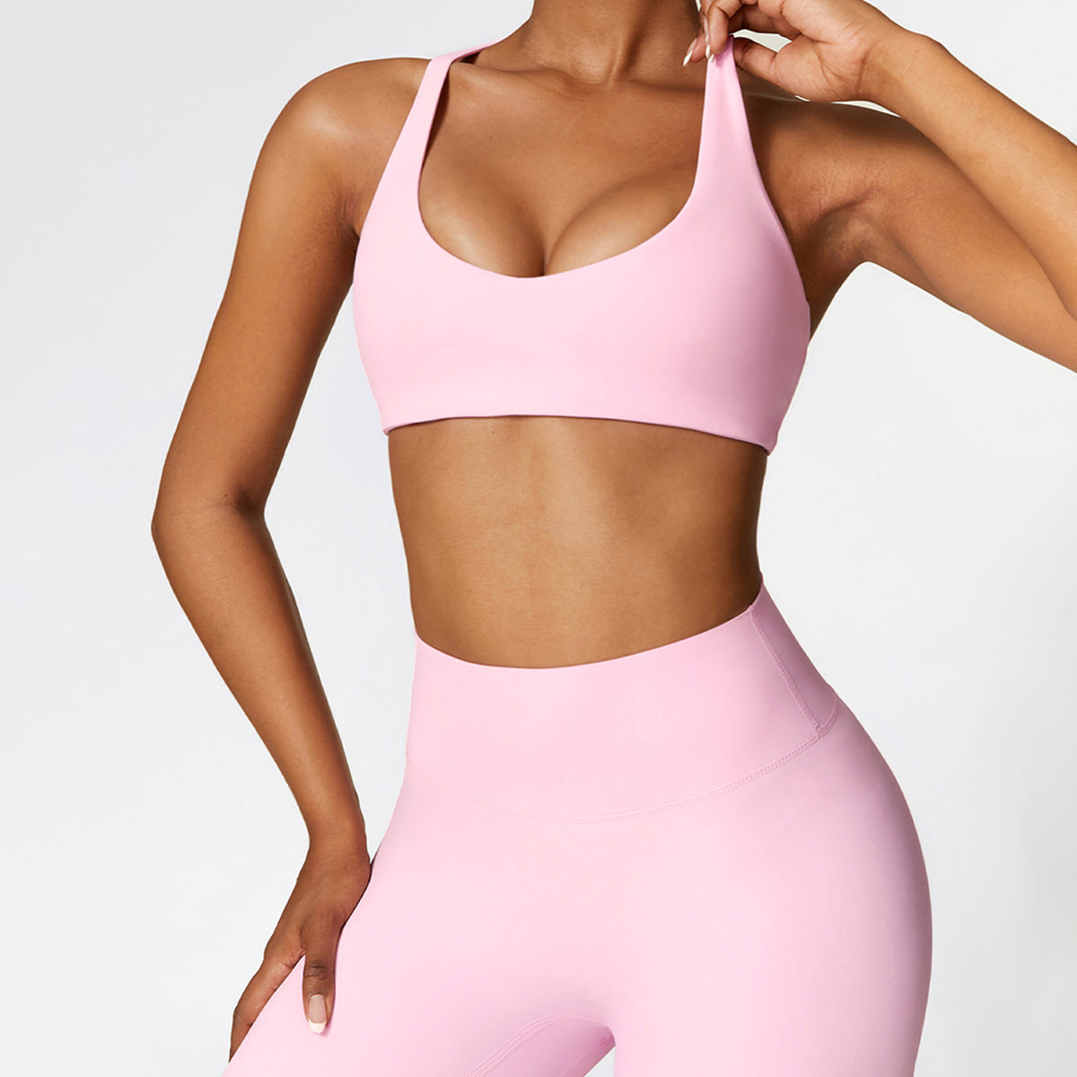 Crisscross Backless Sports Bra