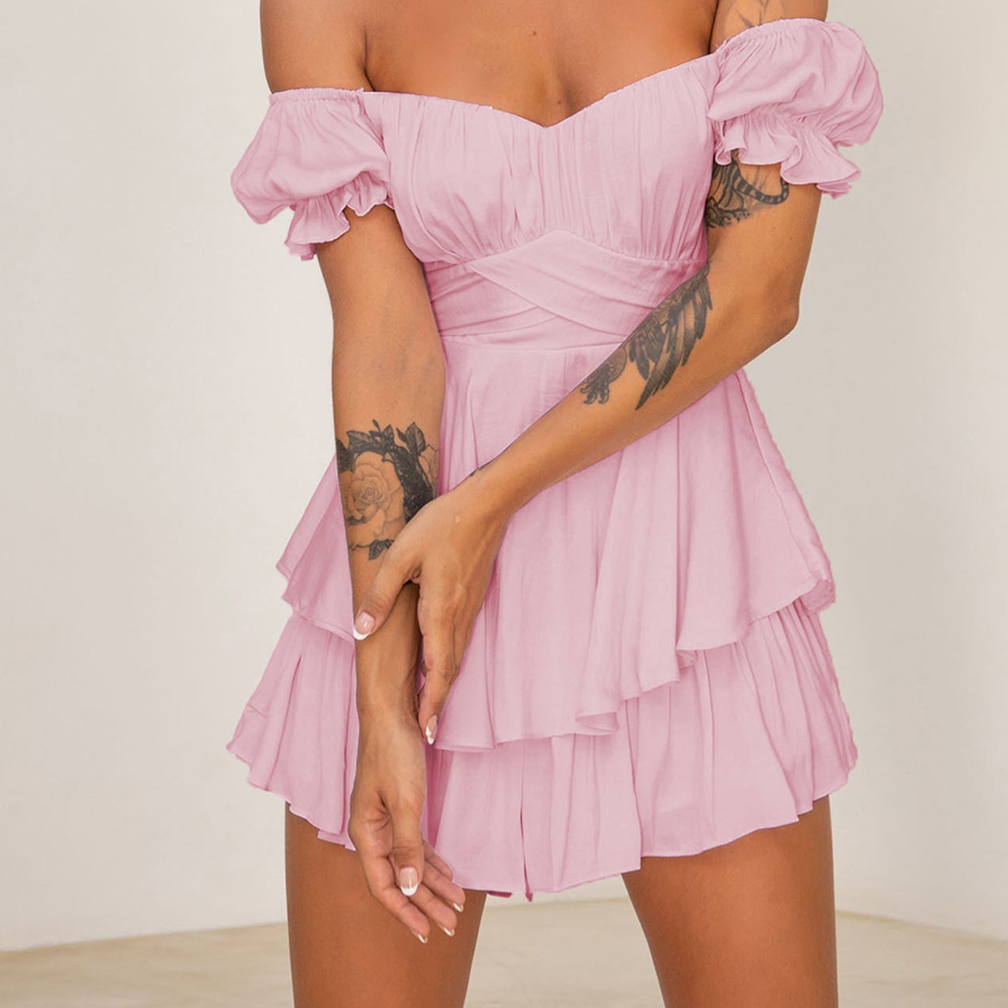 Off Shoulder Romper