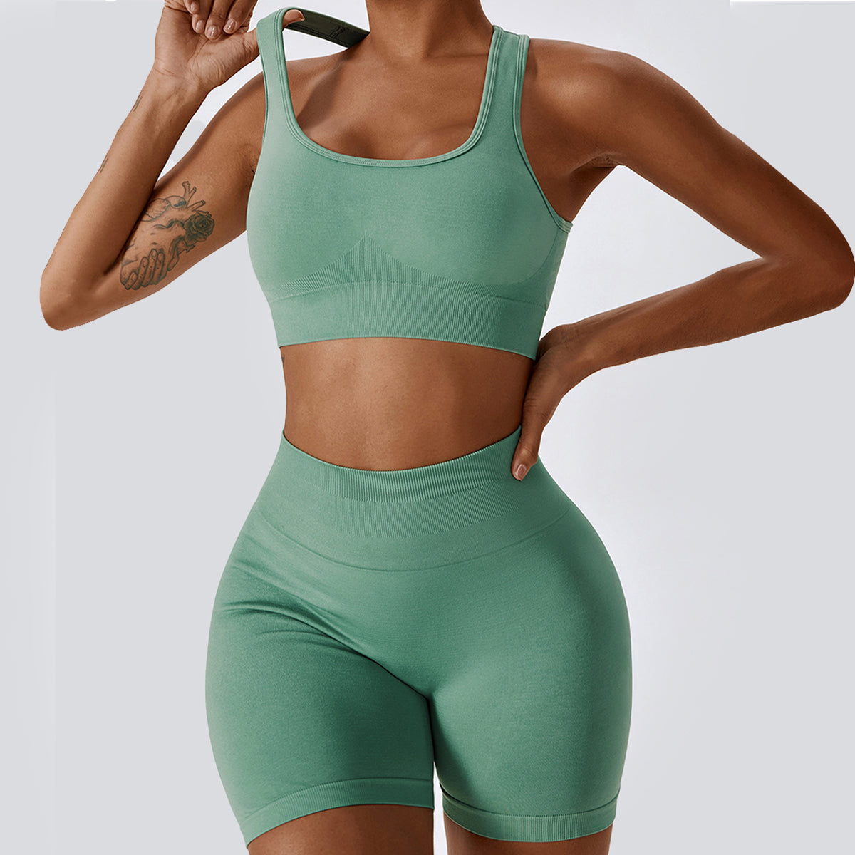 Seamless Cut Out Yoga Tank Top