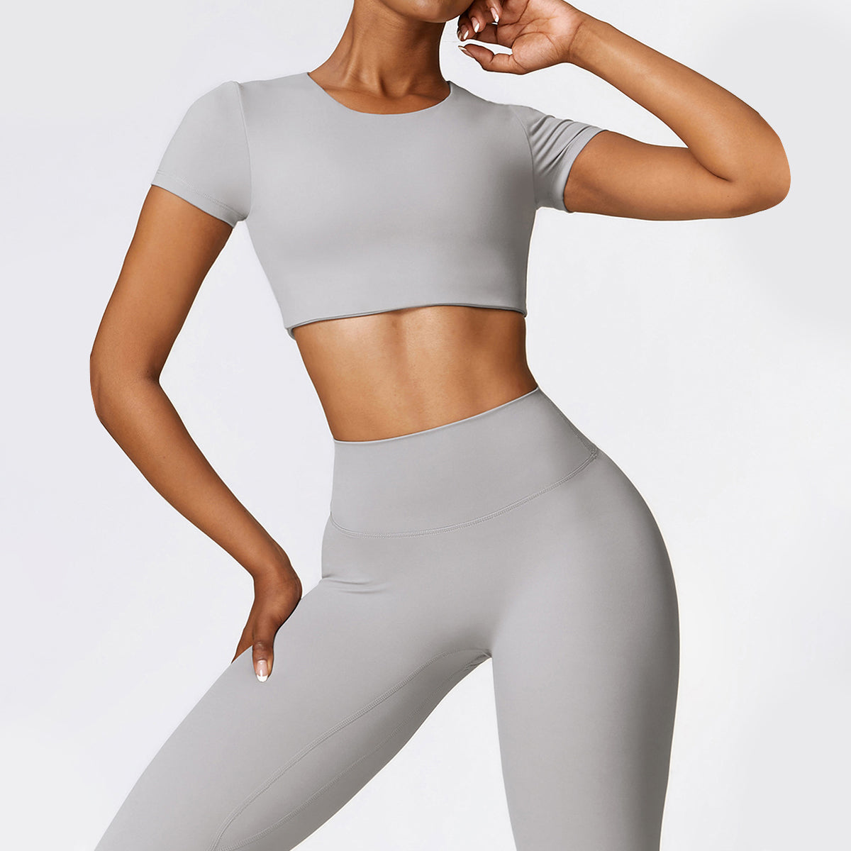 Short Sleeve Workout Top - Taschereau