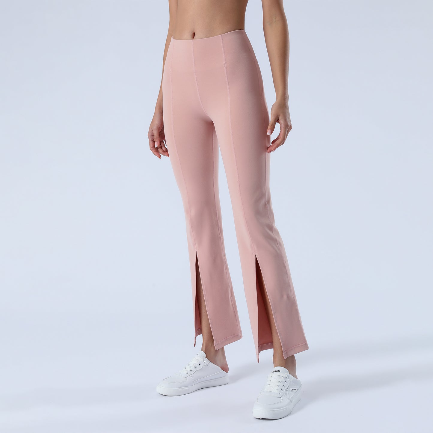 Split Hem Flare Yoga Leggings
