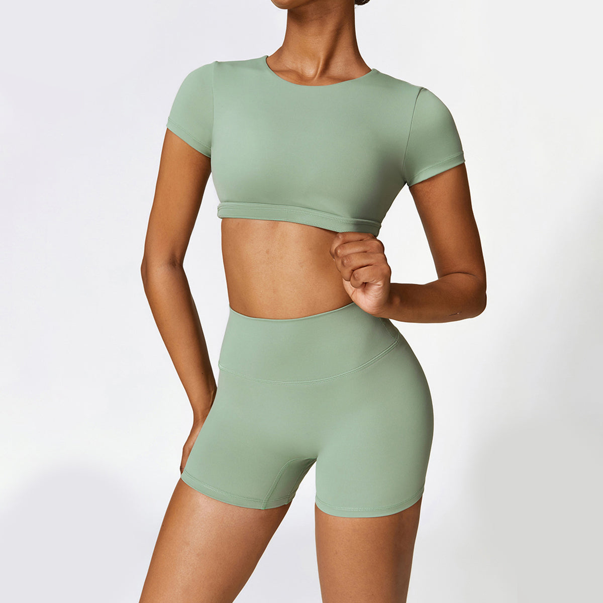 Short Sleeve Workout Top - Taschereau