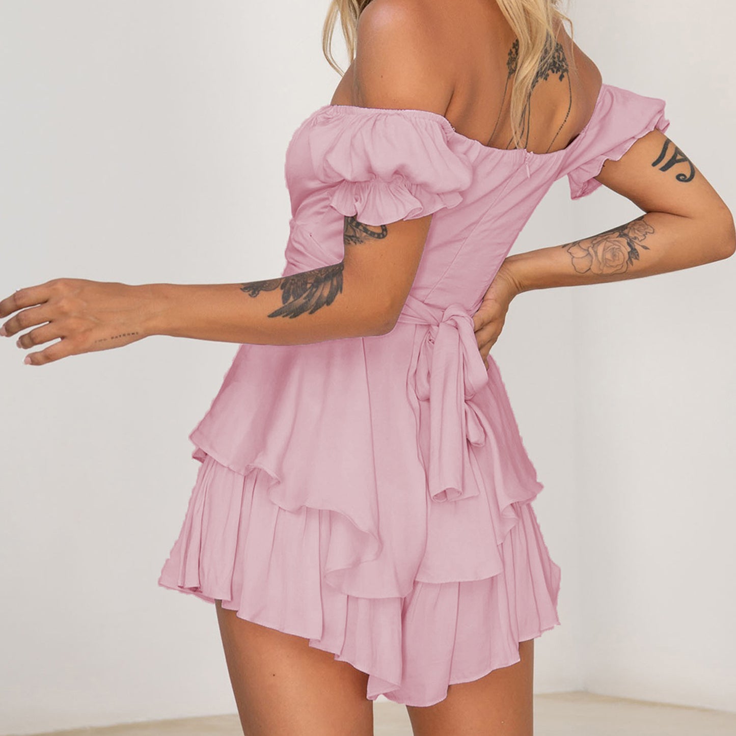 Off Shoulder Romper