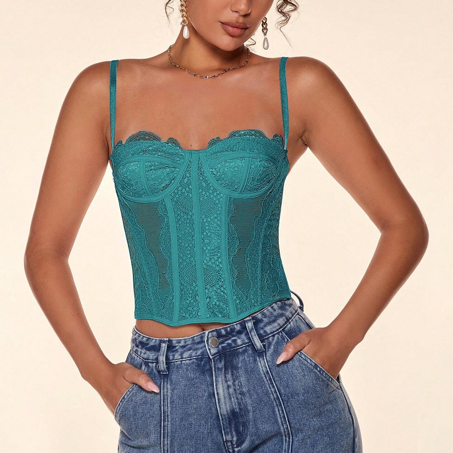 Lace Corset Top