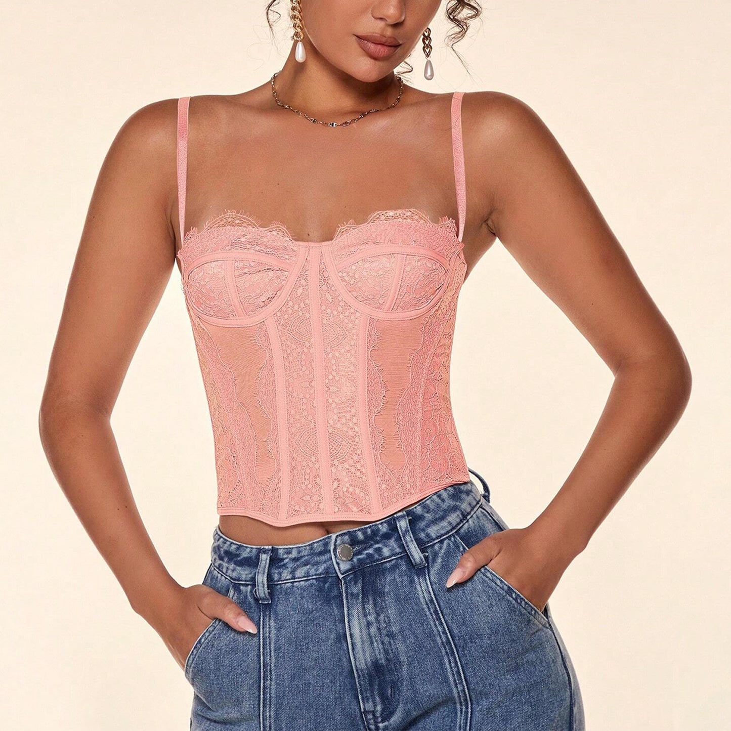 Lace Corset Top