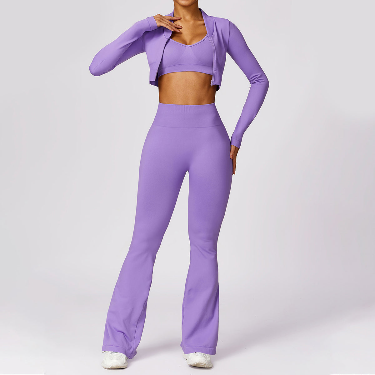 Seamless Sport Flare Leggings - Frossard