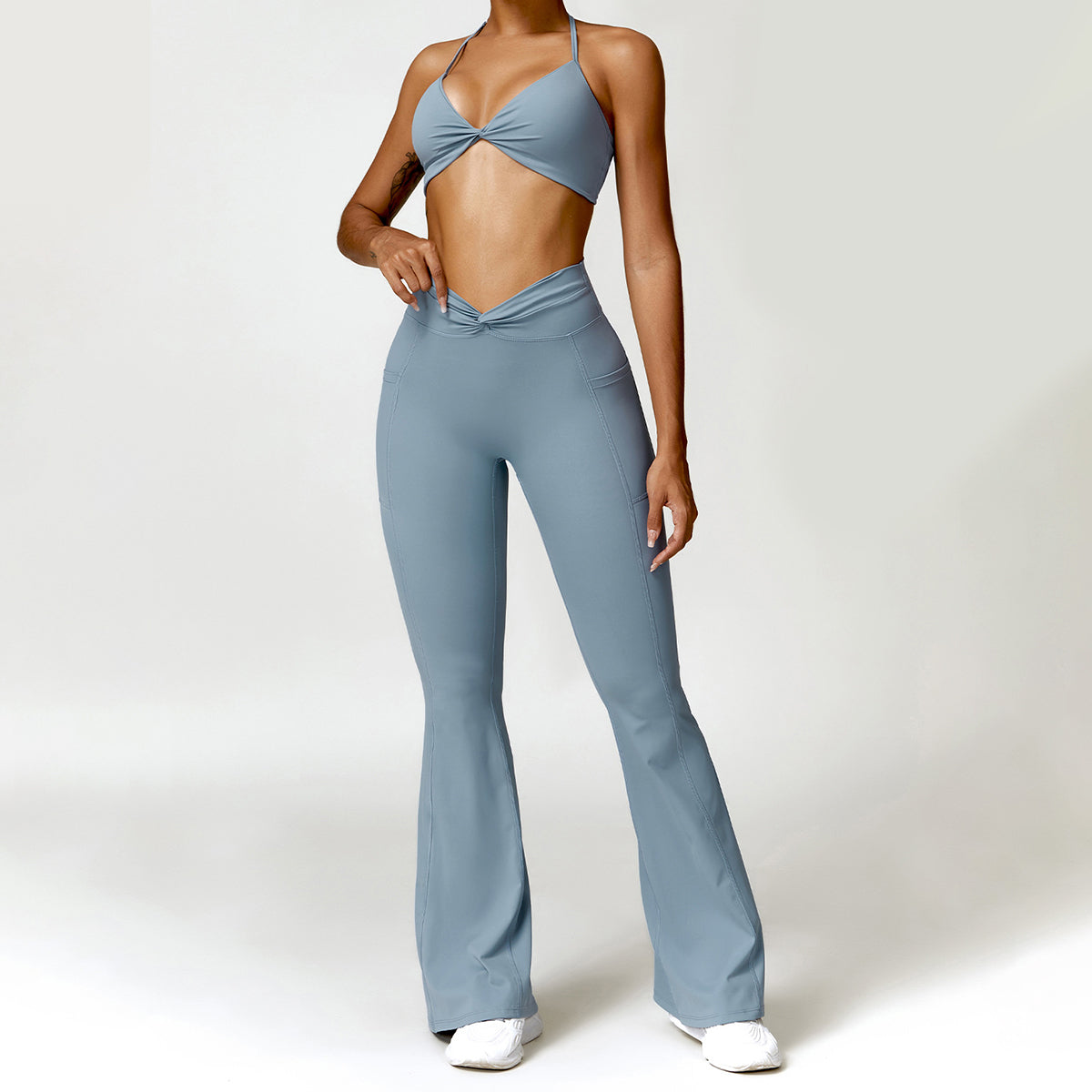 Twisted Sport Flare Leggings