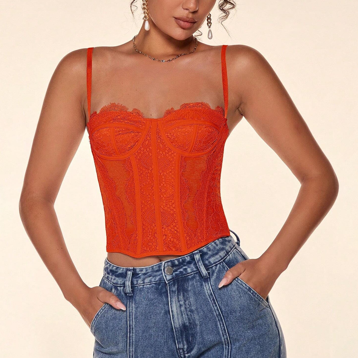 Lace Corset Top