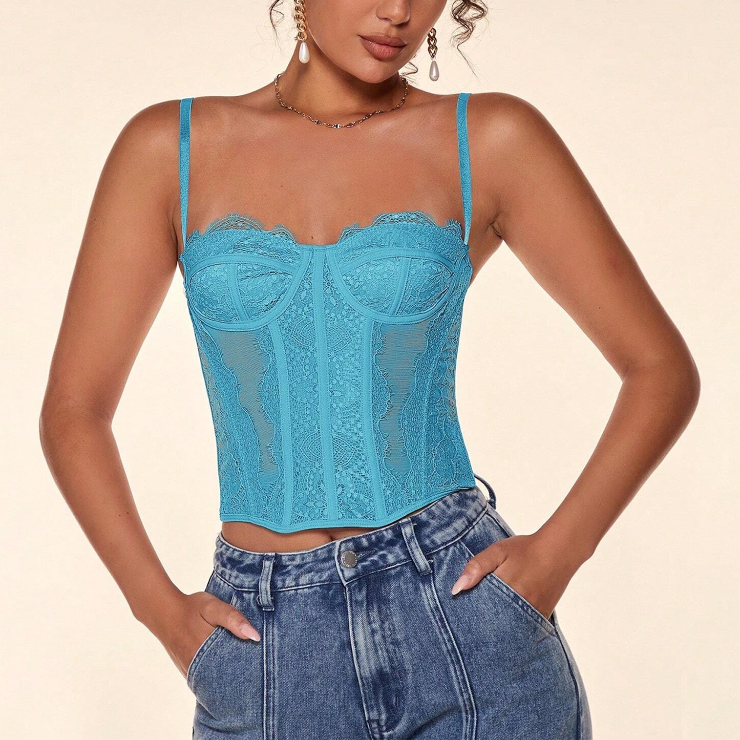 Lace Corset Top