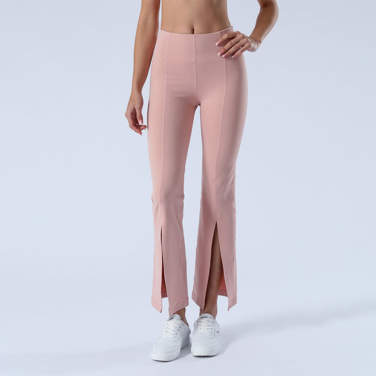 Split Hem Flare Yoga Leggings