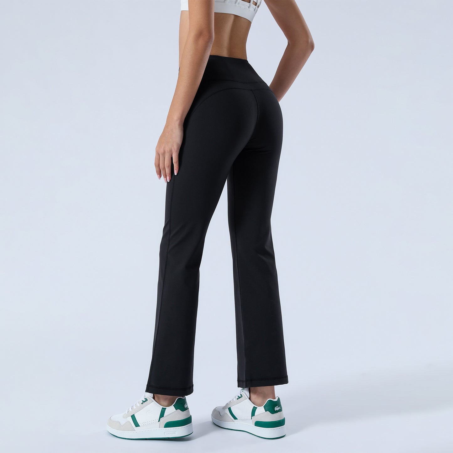 Split Hem Flare Yoga Leggings