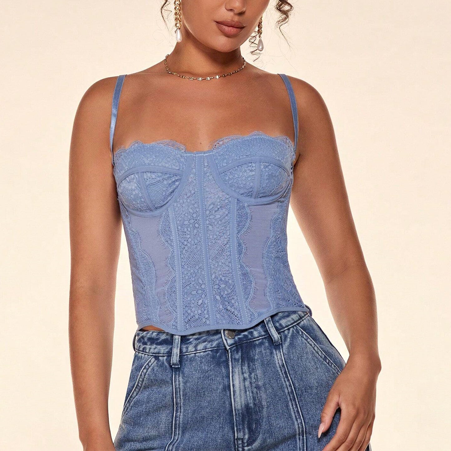 Lace Corset Top