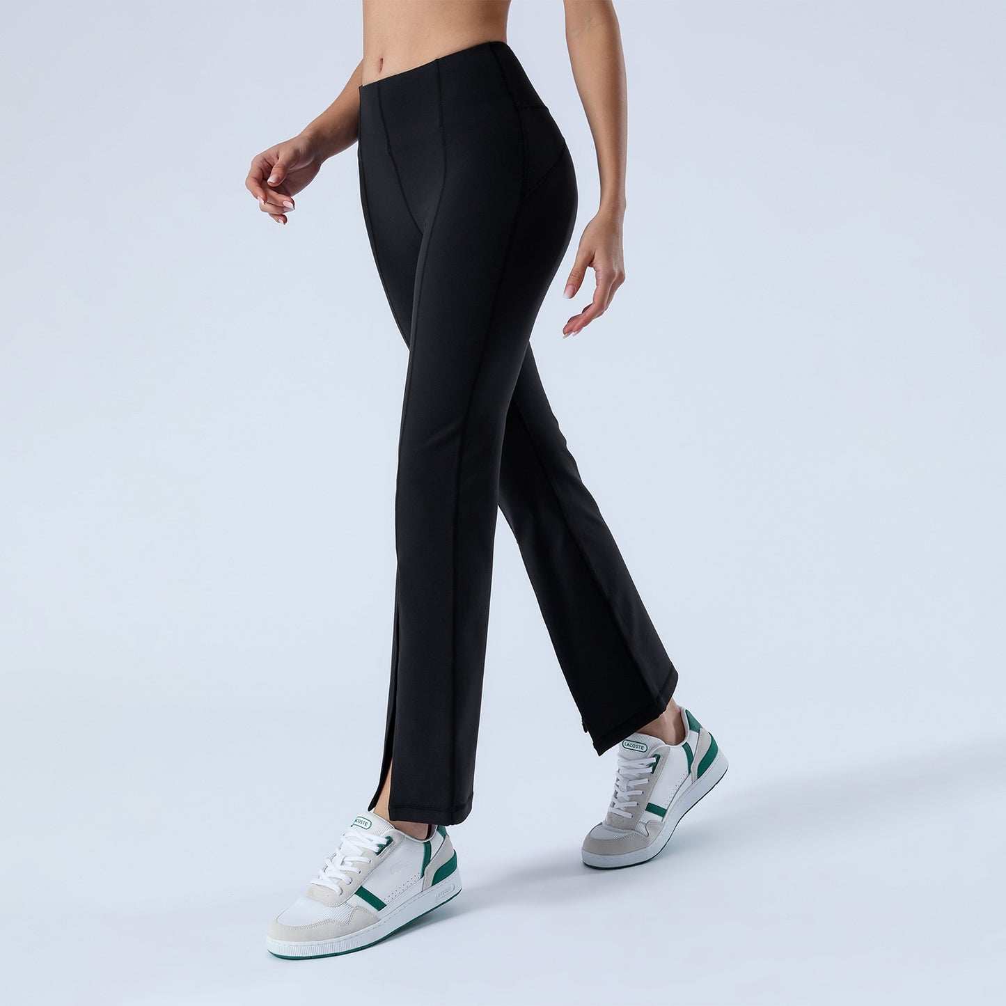 Split Hem Flare Yoga Leggings