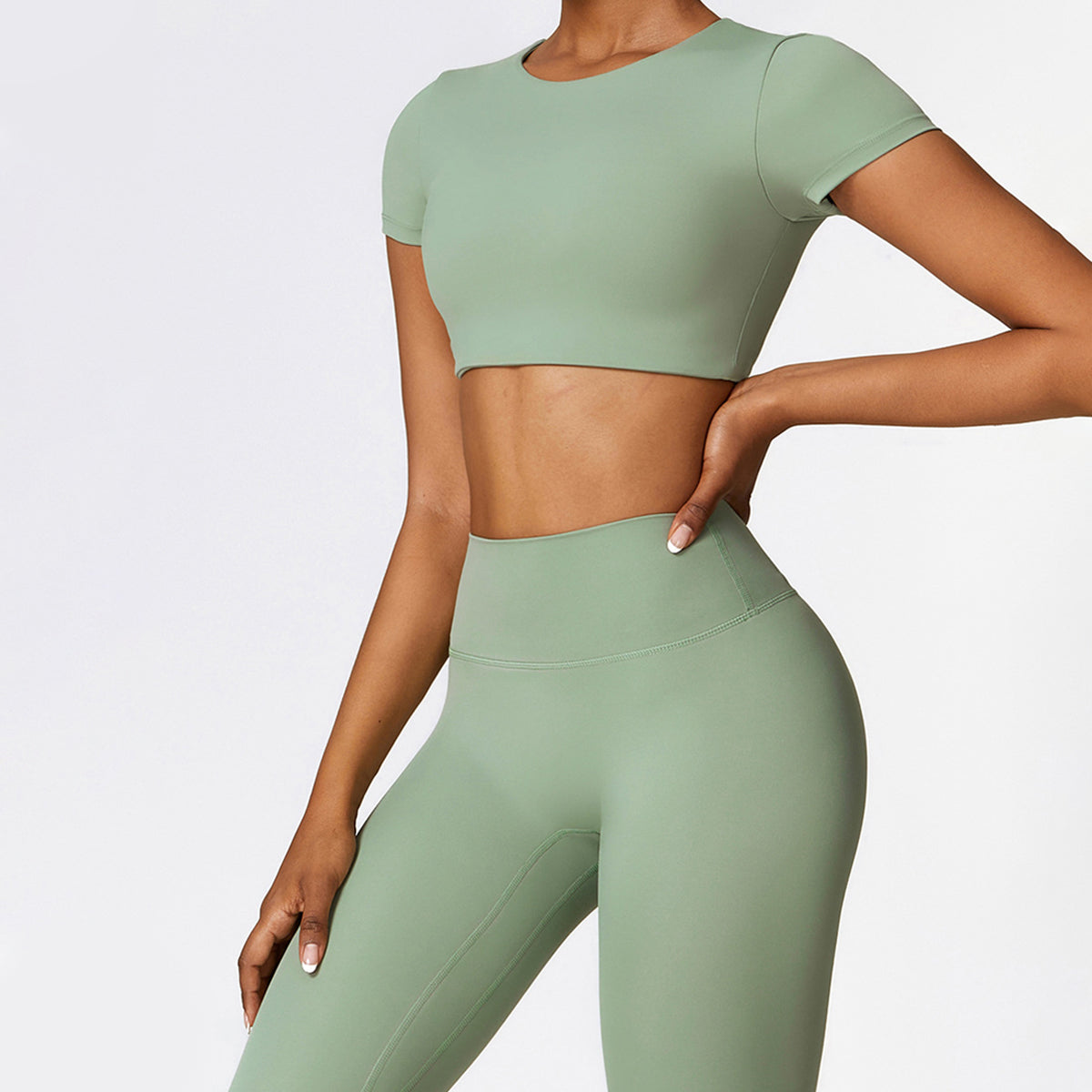 Short Sleeve Workout Top - Taschereau