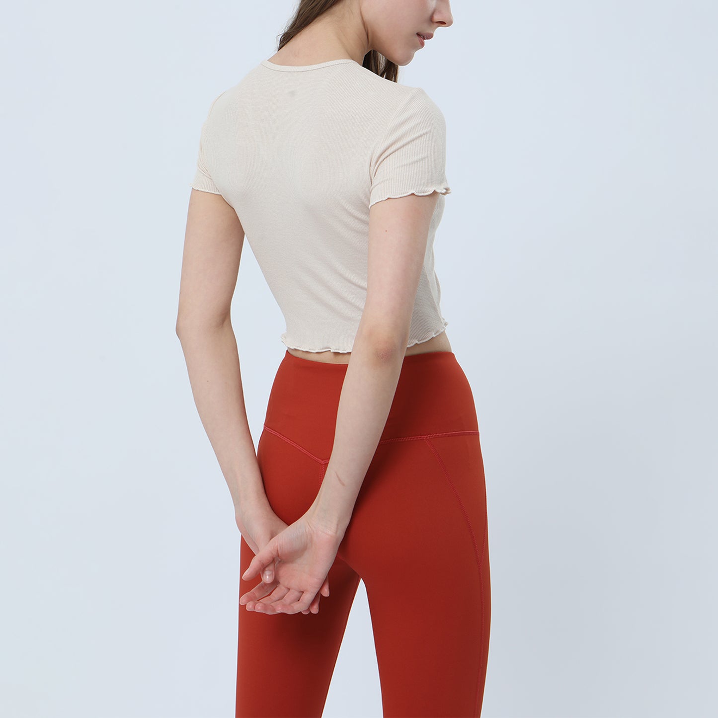 Ruched Yoga Sports Top