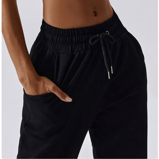 Drawstring Side Pocket Casual Joggers