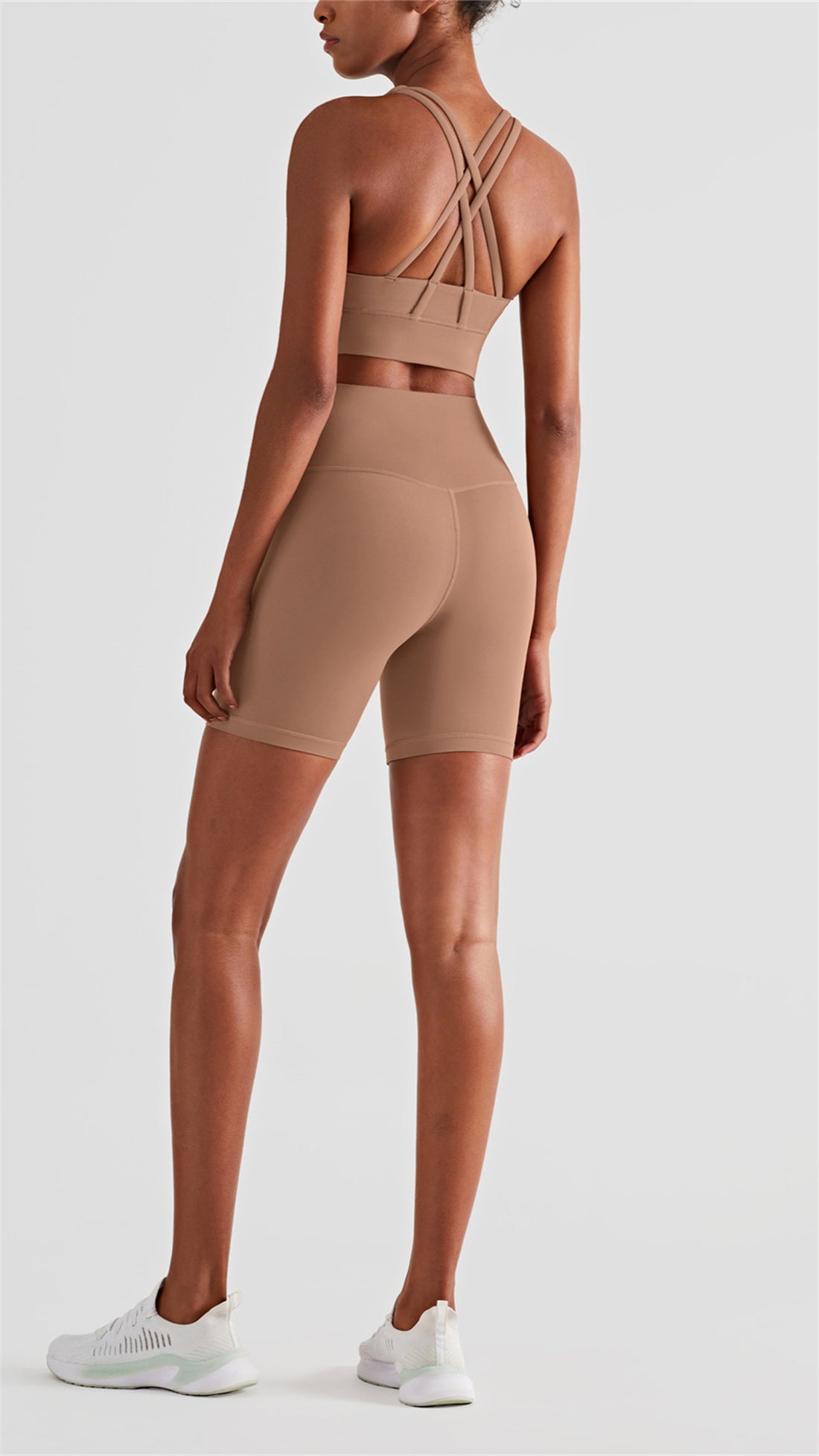 High Waisted Yoga Shorts - Arya