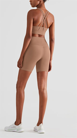 High Waisted Yoga Shorts - Arya