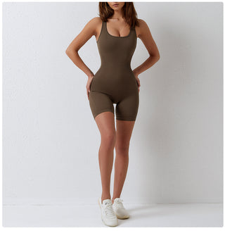 Seamless Cut Out Yoga Romper