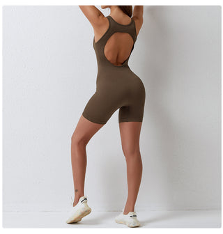Seamless Cut Out Yoga Romper