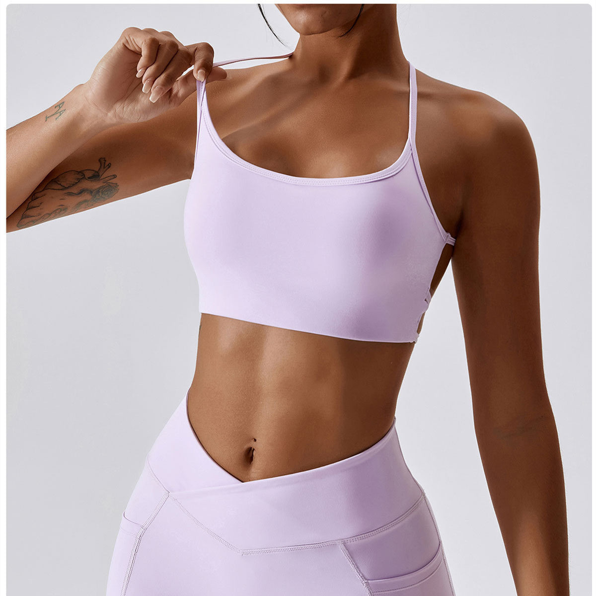 Crisscross Yoga Bra
