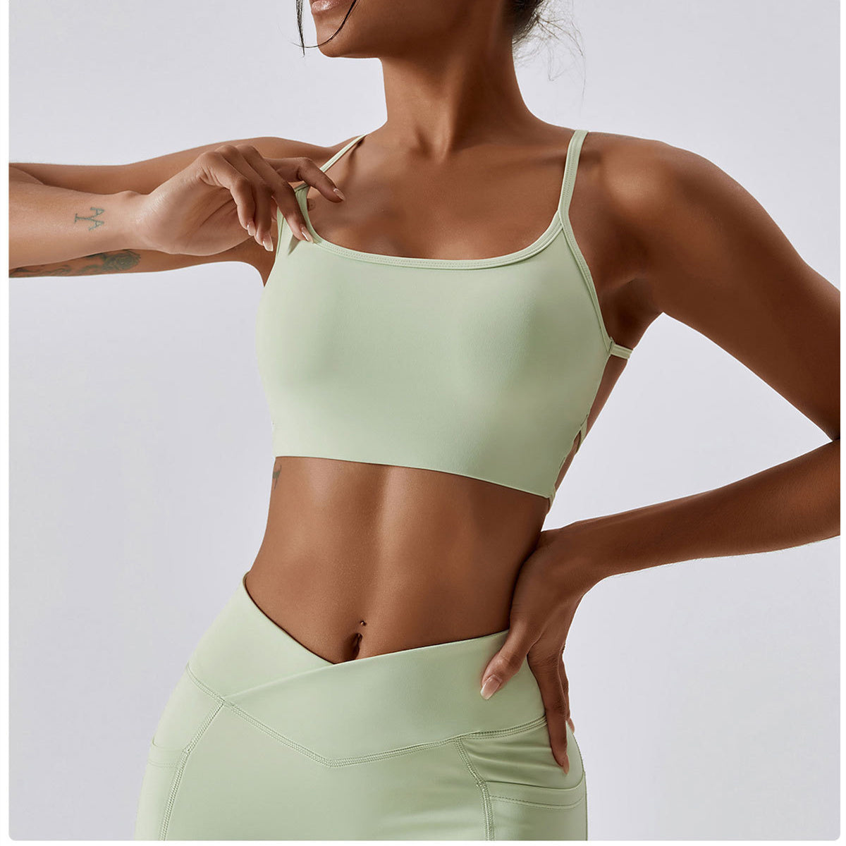 Crisscross Yoga Bra