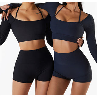 Halter Strap Cropped Sports Top