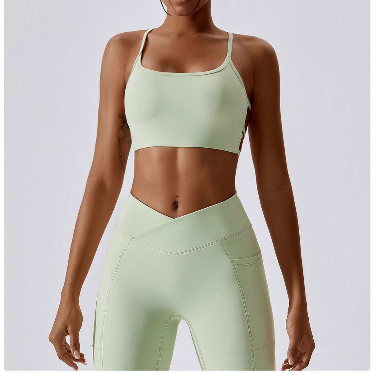 Crisscross Yoga Bra