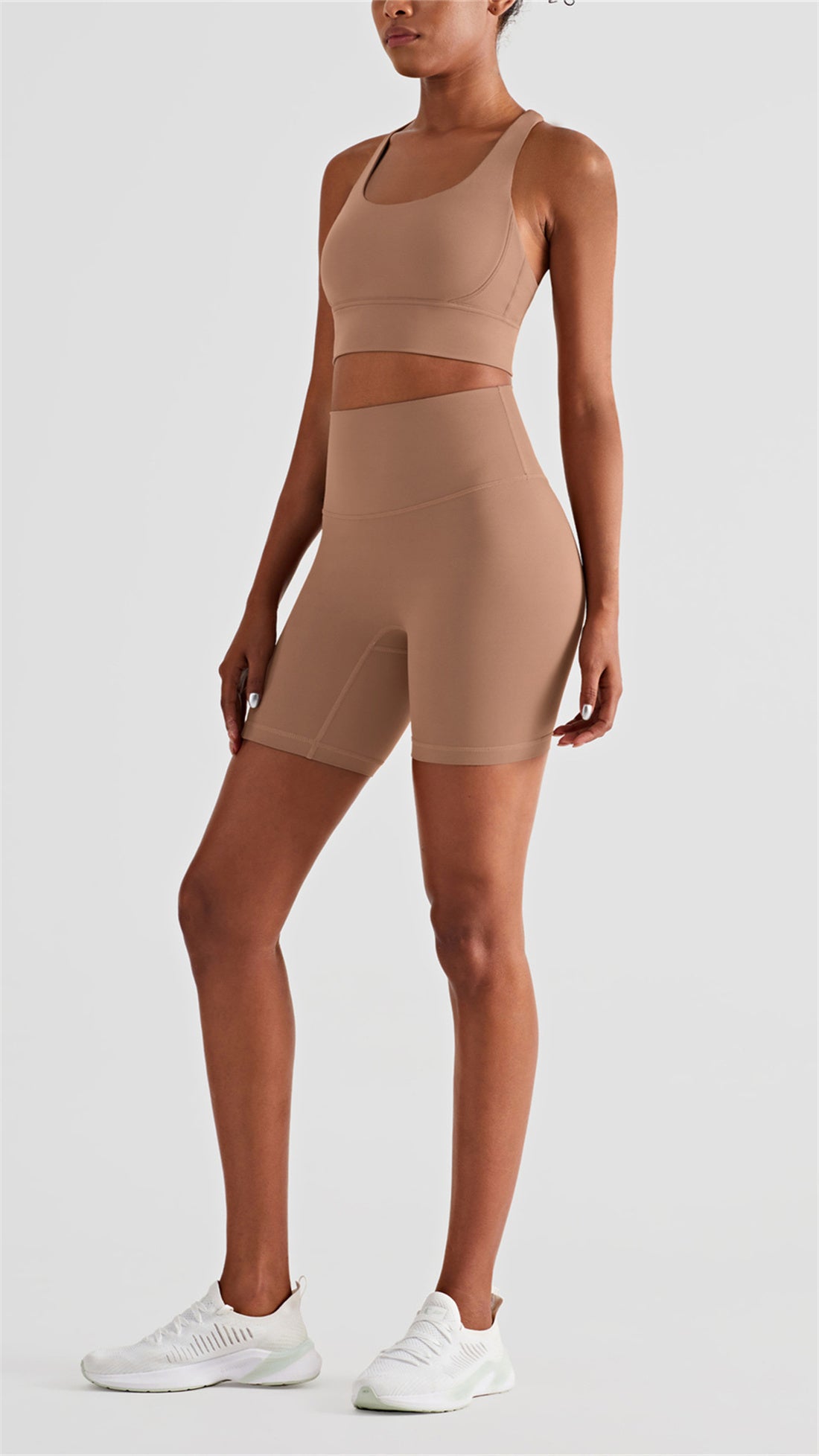 High Waisted Yoga Shorts - Arya