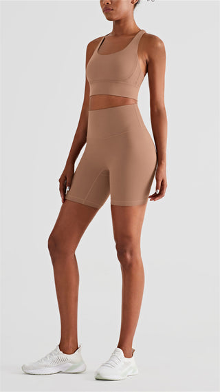 High Waisted Yoga Shorts - Arya