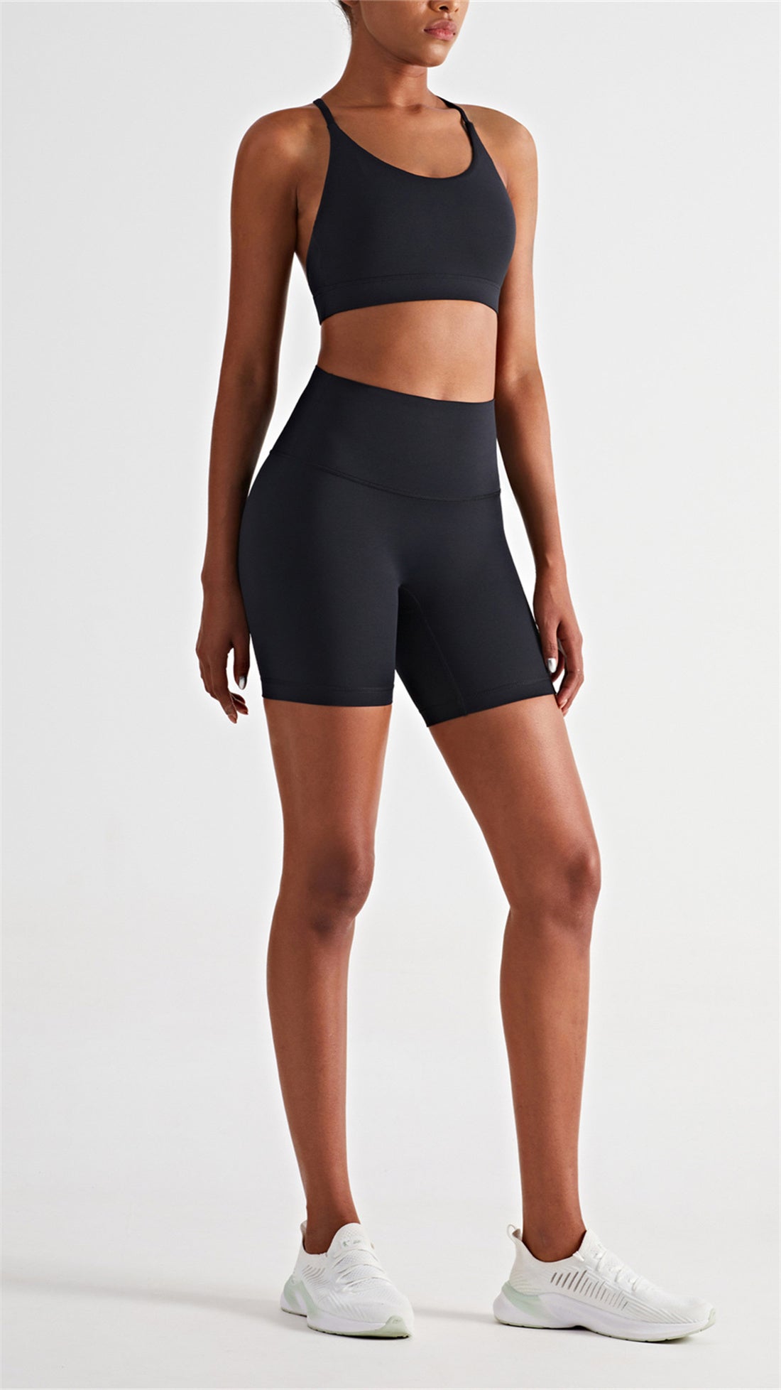 High Waisted Yoga Shorts - Arya