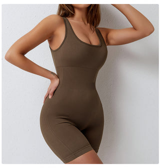 Seamless Cut Out Yoga Romper