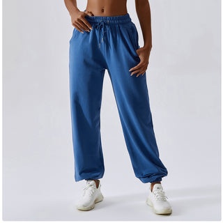 Drawstring Side Pocket Casual Joggers