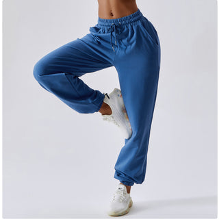 Drawstring Side Pocket Casual Joggers