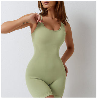 Seamless Cut Out Yoga Romper