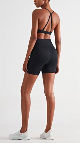 High Waisted Yoga Shorts - Arya