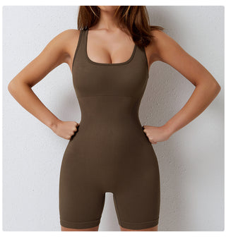 Seamless Cut Out Yoga Romper