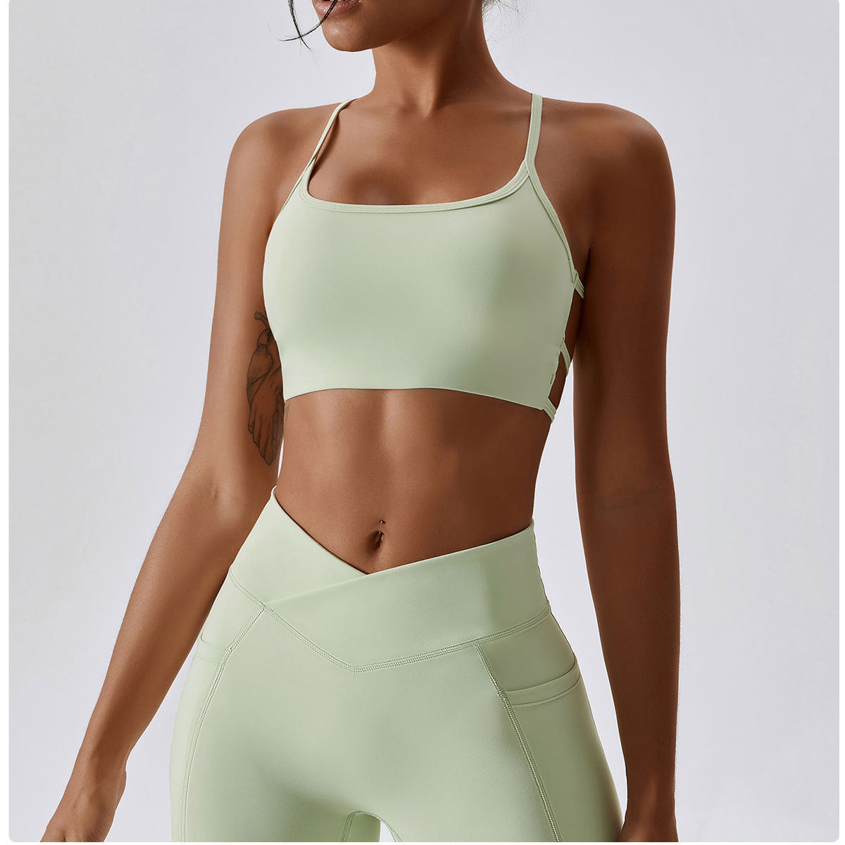 Crisscross Yoga Bra