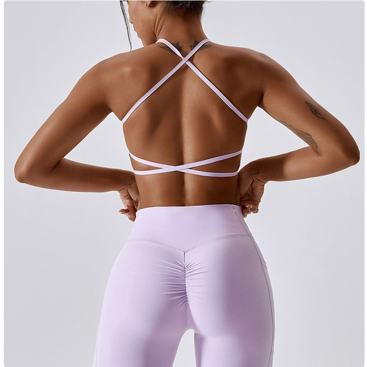 Crisscross Yoga Bra