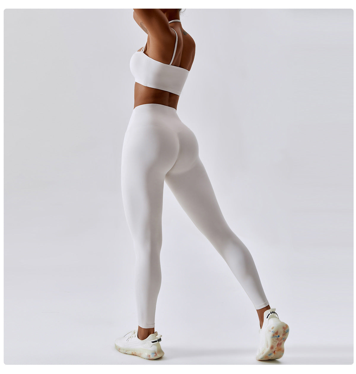Double Straps Yoga Bra & Leggings Set