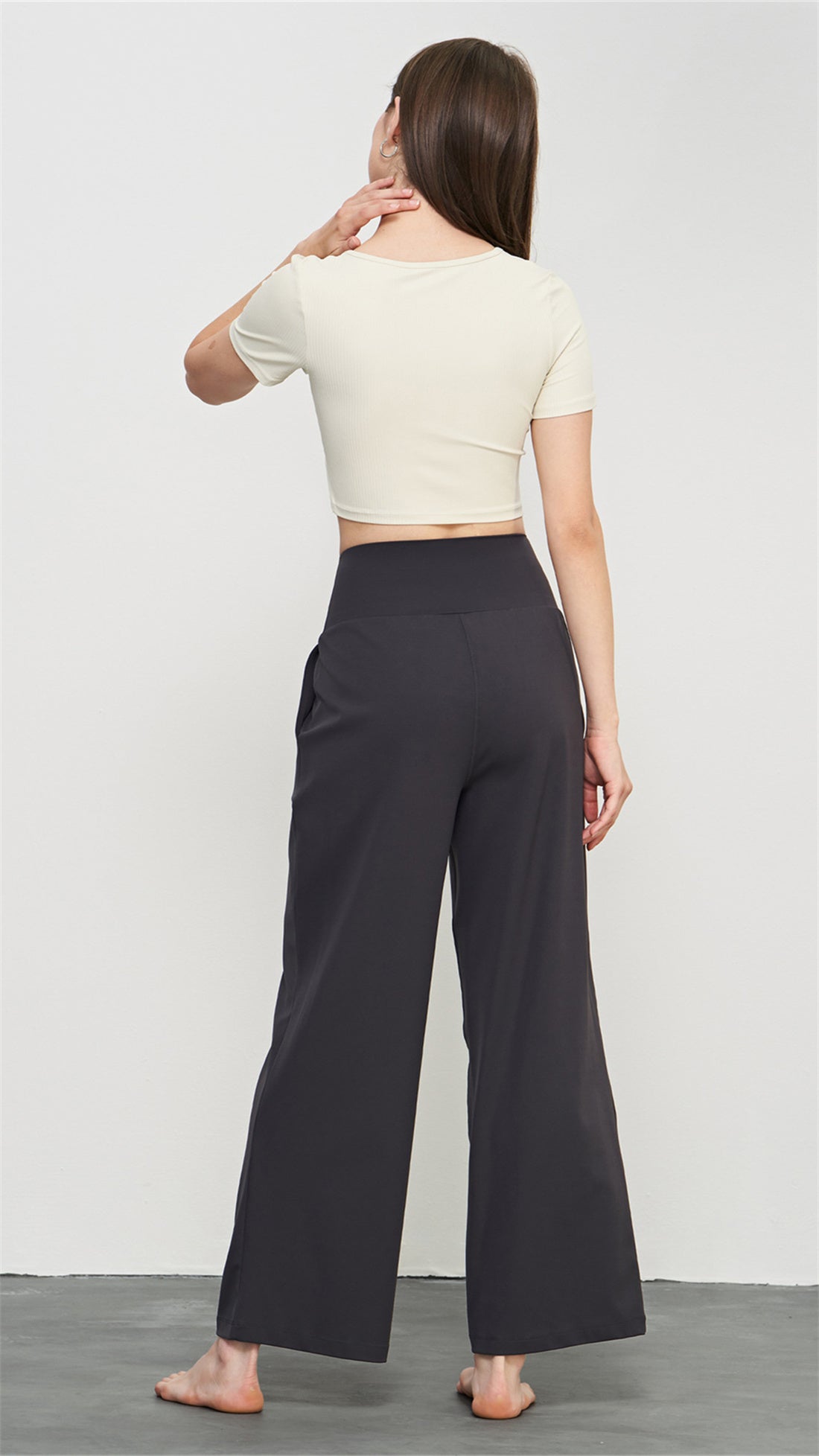 Short Sleeve Buckle Sports Top