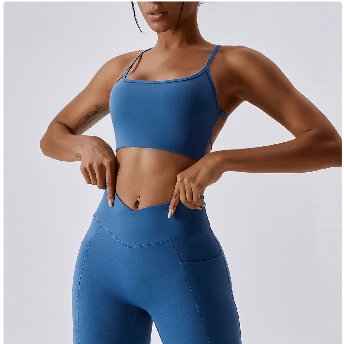 Crisscross Yoga Bra