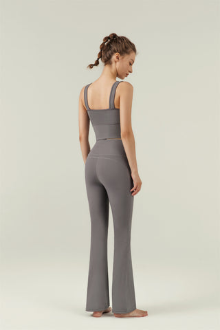 High Waisted Flared Sport Pant