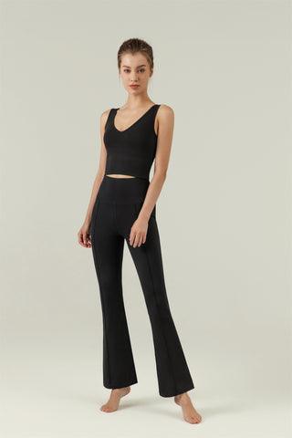 High Waisted Flared Sport Pant