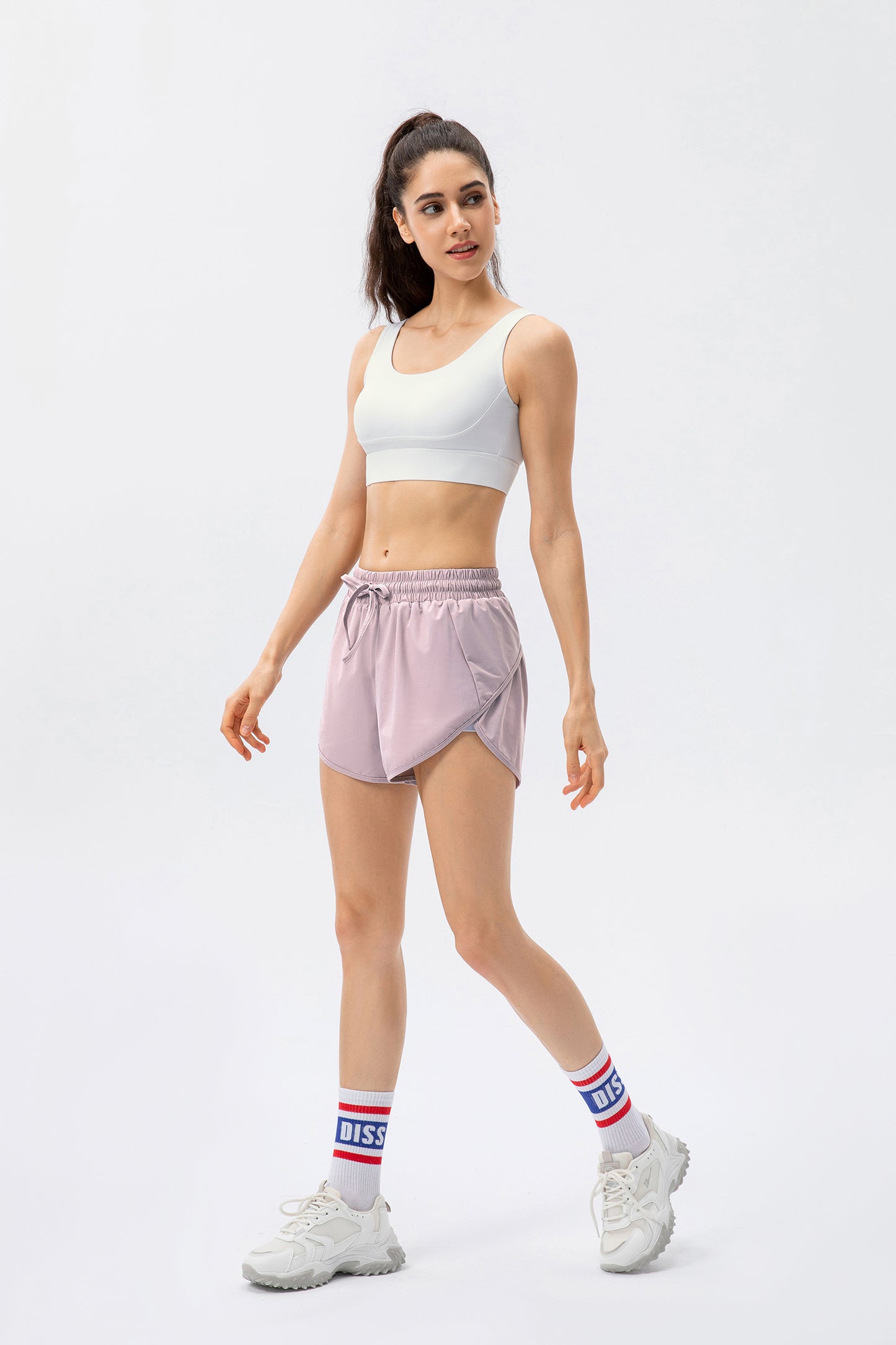 U Neck Crisscross Yoga Sports Bra