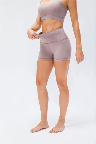High Waisted Sport Shorts-Cool