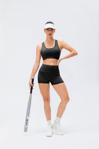 High Waisted Sport Shorts-Cool