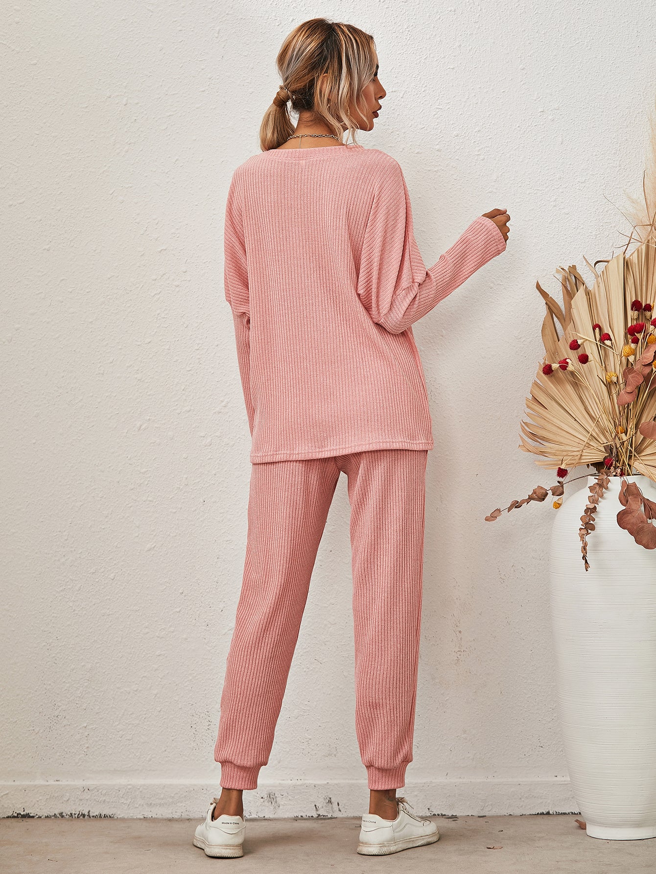 Loose Long Sleeve & Pants Lounge Set