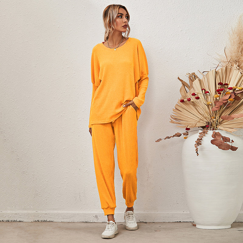 Loose Long Sleeve & Pants Lounge Set